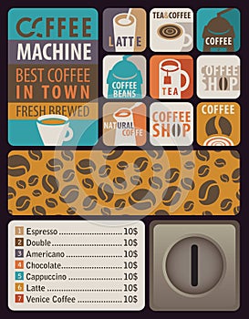 Coffee machines for hot drinks