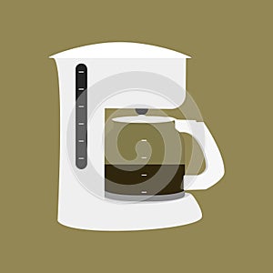 Coffee maker and boiler machine for home use