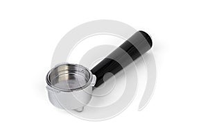Coffee maker horn isolated on a white background.