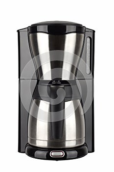 Coffee maker isolated on white