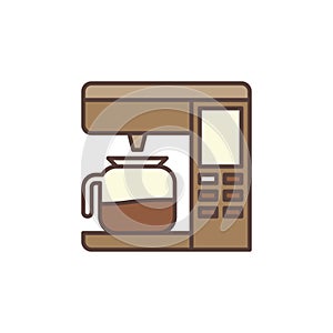 Coffee Maker vector concept colored modern icon