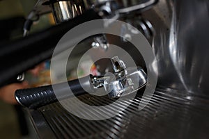 Coffee making process from coffee machine