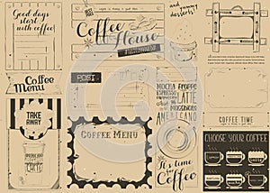 Coffee Menu Craft Placemat