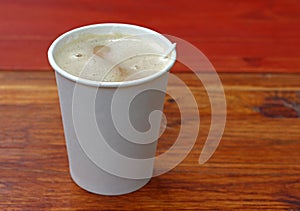 Coffee in a paper Cup