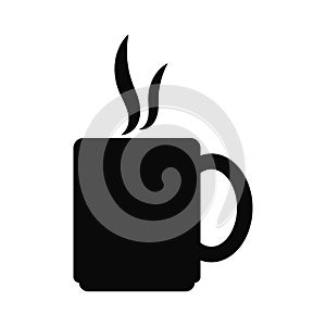 Coffee mug icon design template vector illustration