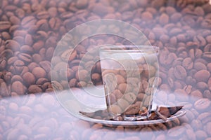 Coffee multiple exposure