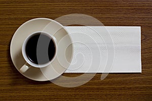 Coffee with napkin img