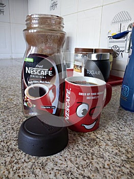Coffee nescafÃÂ© black no sugar