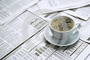 Coffee newspaper , business
