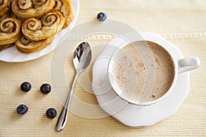 Coffee and palmiers