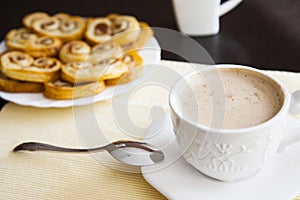 Coffee and palmiers