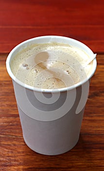 Coffee in a paper Cup