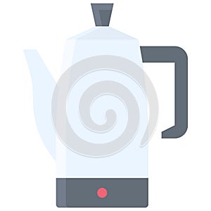 Coffee percolator icon, Coffee shop related vector