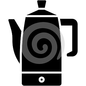 Coffee percolator icon, Coffee shop related vector