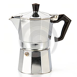 Coffee percolator isolated on white background