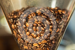 Coffee pot, coffee grinder, coffee shop photo