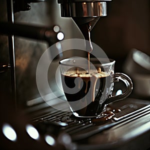 coffee pours beautifully into a cup