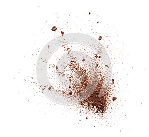 Coffee powder burst