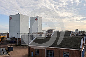 Coffee roaster and packer JDE Douwe Egberts in Urecht on the Keulsekade