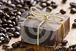 Coffee scented soap