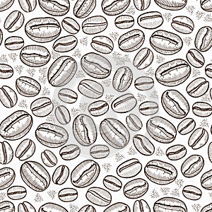 Coffee seamless pattern