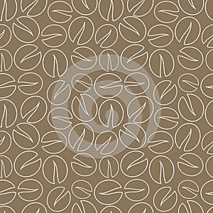 Coffee seamless pattern vector