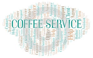 Coffee Service word cloud