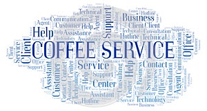 Coffee Service word cloud