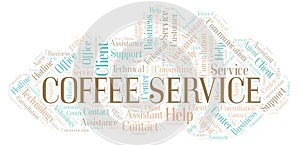 Coffee Service word cloud