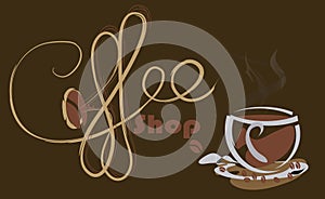 Coffee shop background