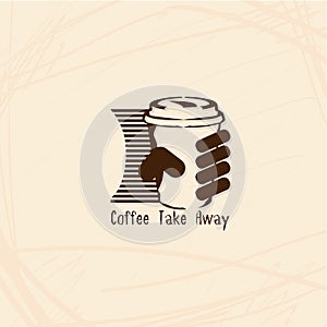 Coffee shop cafe logo symbol sign graphic
