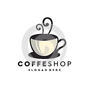 Coffee shop logo design,vector,illustration ready to use