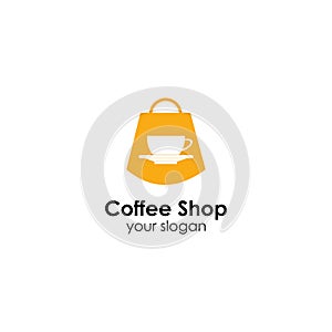 coffee shop logo template