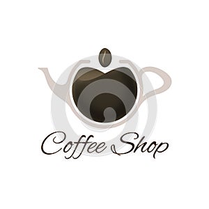 Coffee shop logo template