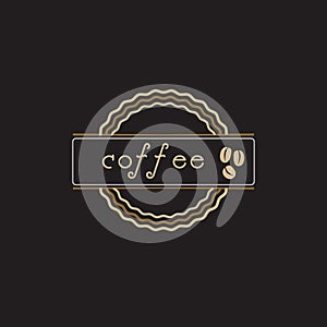 Coffee Shop Logos, Badges and Labels Design Elements set.