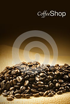 Coffee shop menu or flyer design