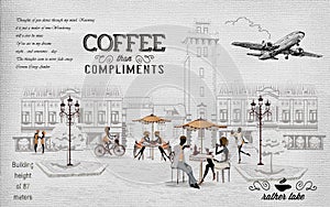 Coffee shop wallpaper, special wallpaper