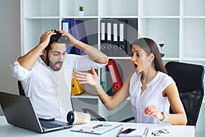 Coffee spilling on the table in the morning working day at office table