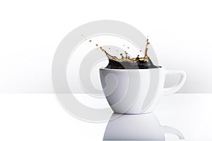 Coffee splash