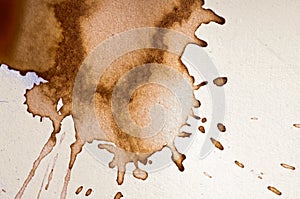 Coffee stain