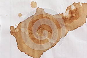 Coffee stain