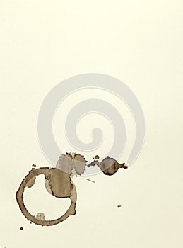 Coffee stain