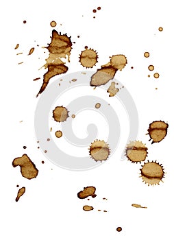 Coffee stains group food beverage drink