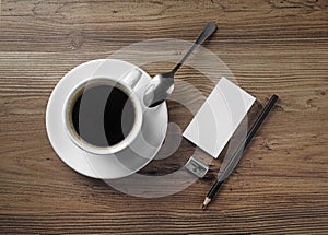 Coffee and stationery