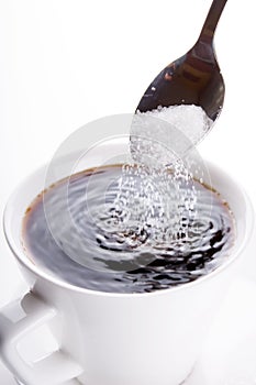 Coffee with sugar