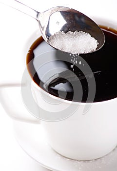 Coffee with sugar