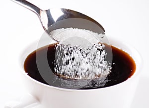 Coffee with sugar