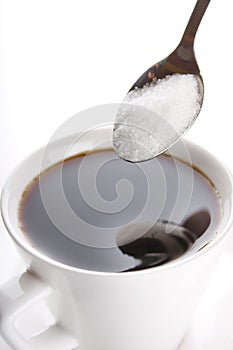 Coffee with sugar