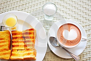 Coffee on table