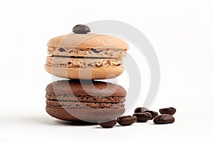 Coffee taste french macaroon